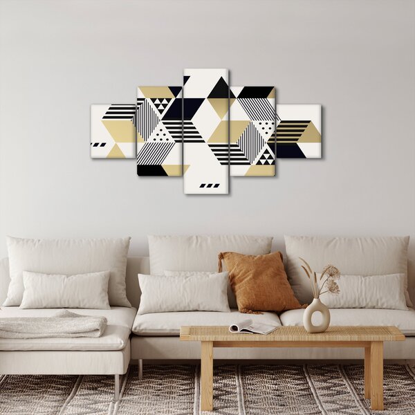 Obraz - Geometrické tvary N⁰1 (125x70 cm)