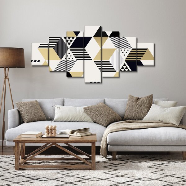 Obraz - Geometrické tvary N⁰1 (210x100 cm)