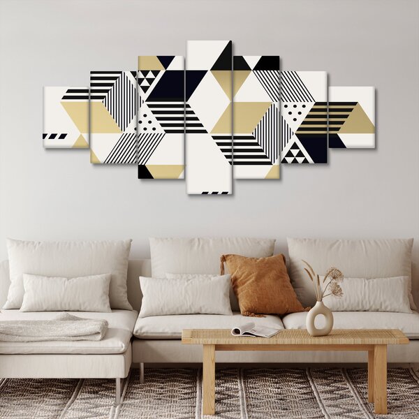Obraz - Geometrické tvary N⁰1 (210x100 cm)