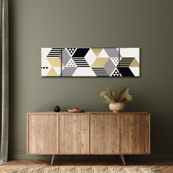 Obraz - Geometrické tvary N⁰1 (170x50 cm)