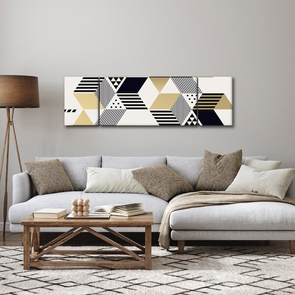 Obraz - Geometrické tvary N⁰1 (170x50 cm)