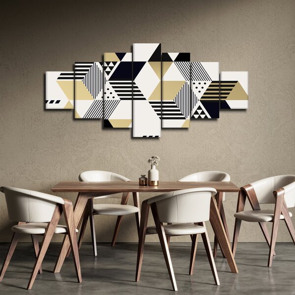 Obraz - Geometrické tvary N⁰1 (210x100 cm)