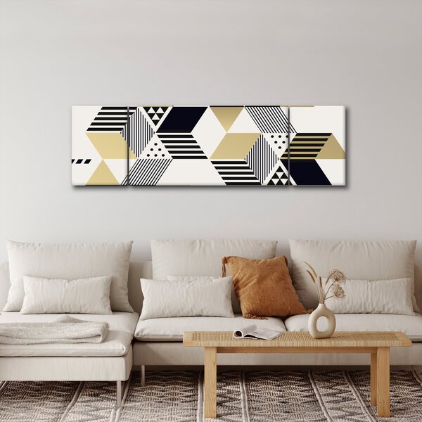 Obraz - Geometrické tvary N⁰1 (170x50 cm)