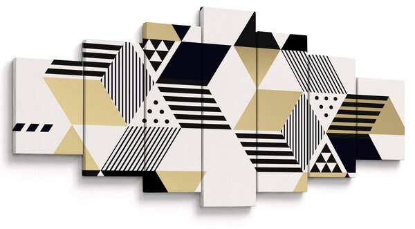 Obraz - Geometrické tvary N⁰1 (210x100 cm)