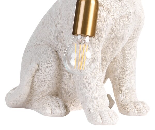 Stolní lampa Pes LUCKY Bílá