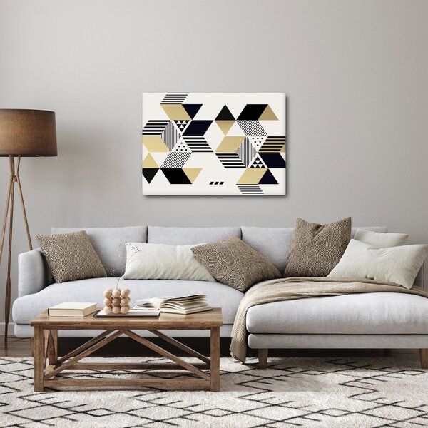 Obraz - Geometrické tvary N⁰1 (70x50 cm)