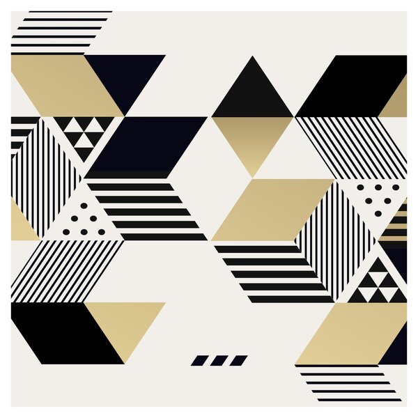 Obraz - Geometrické tvary N⁰1 (30x30 cm)