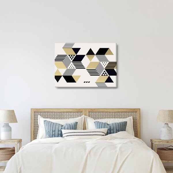 Obraz - Geometrické tvary N⁰1 (70x50 cm)