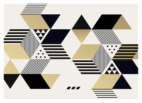 Obraz - Geometrické tvary N⁰1 (70x50 cm)