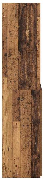Vysoký bufet Staré dřevo 80 x 42,5 x 185 cm Kompozitní dřevo 3402632