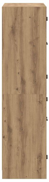 Vysoký bufet Artisanový dub 68 x 37 x 142 cm Kompozitní dřevo 3402630