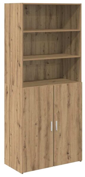 Vysoký bufet Artisanový dub 80 x 42,5 x 185 cm Kompozitní dřevo 3402633