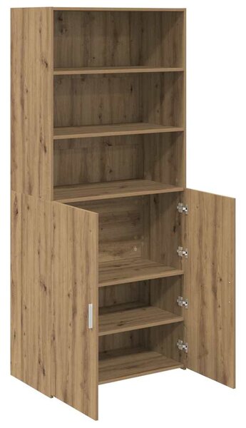Vysoký bufet Artisanový dub 80 x 42,5 x 185 cm Kompozitní dřevo 3402633