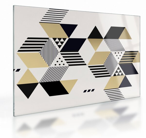 Skleněný obraz - Geometrické tvary N⁰1 (70x50 cm)