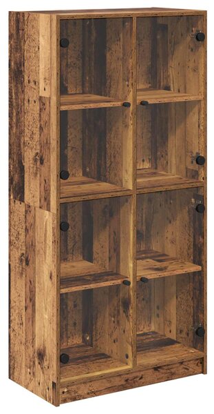 Vysoký bufet Staré dřevo 68 x 37 x 142 cm Kompozitní dřevo 3402629