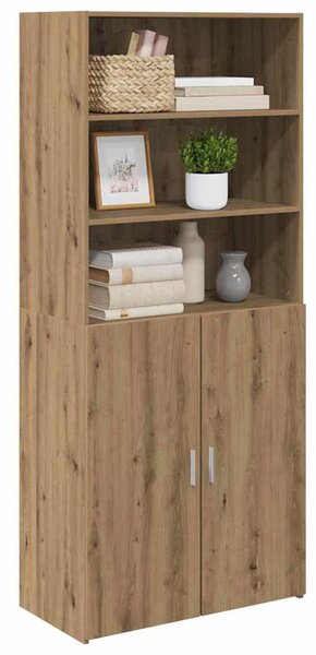 Vysoký bufet Artisanový dub 80 x 42,5 x 185 cm Kompozitní dřevo 3402633