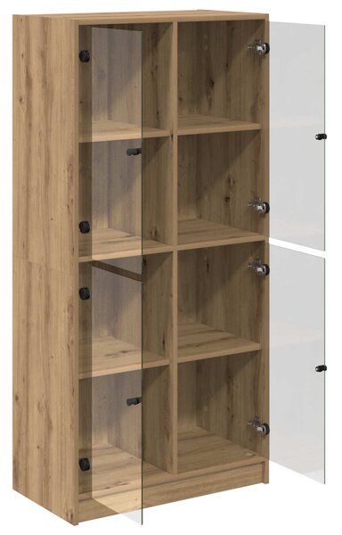 Vysoký bufet Artisanový dub 68 x 37 x 142 cm Kompozitní dřevo 3402630