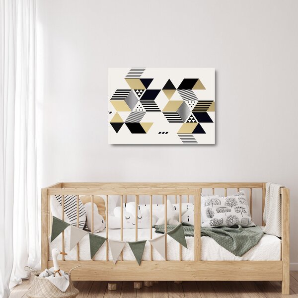 Skleněný obraz - Geometrické tvary N⁰1 (70x50 cm)