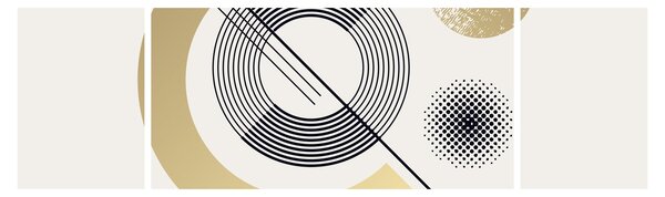 Obraz - Geometrické tvary N⁰2 (170x50 cm)