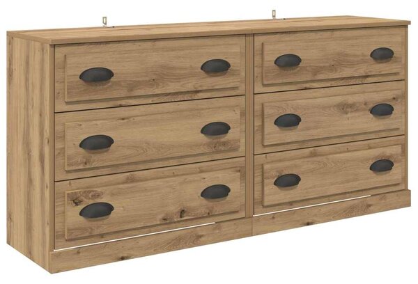 Konzole 2 ks Artisanový dub 70 x 35,5 x 67,5 cm 3402654