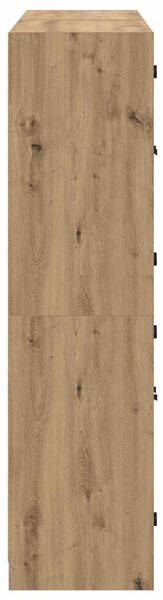 Vysoký bufet 2 ks Artisanový dub 68 x 37 x 142 cm 3402645