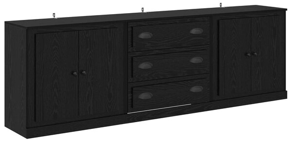 Konzole 3 ks Černý dub 210 x 35,5 x 67,5 cm Kompozitní dřevo 3402649