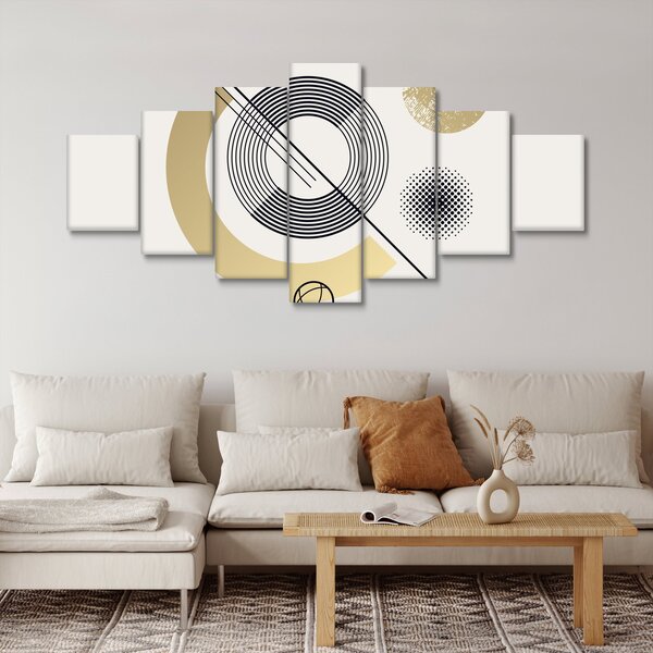 Obraz - Geometrické tvary N⁰2 (210x100 cm)