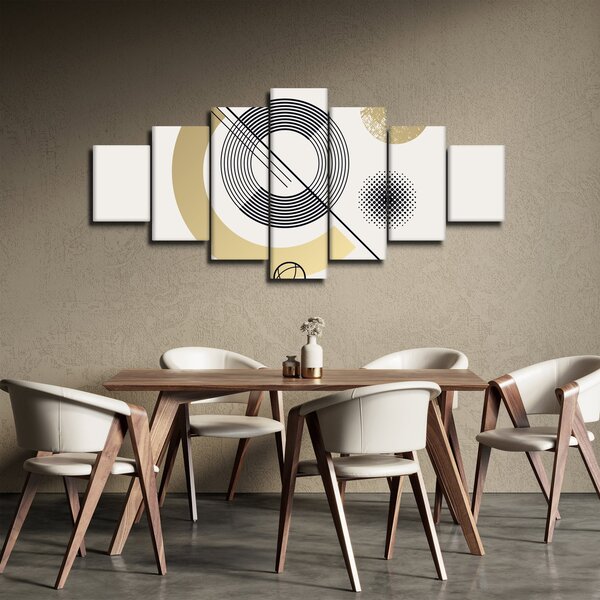Obraz - Geometrické tvary N⁰2 (210x100 cm)