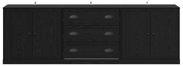 Konzole 3 ks Černý dub 210 x 35,5 x 67,5 cm Kompozitní dřevo 3402649