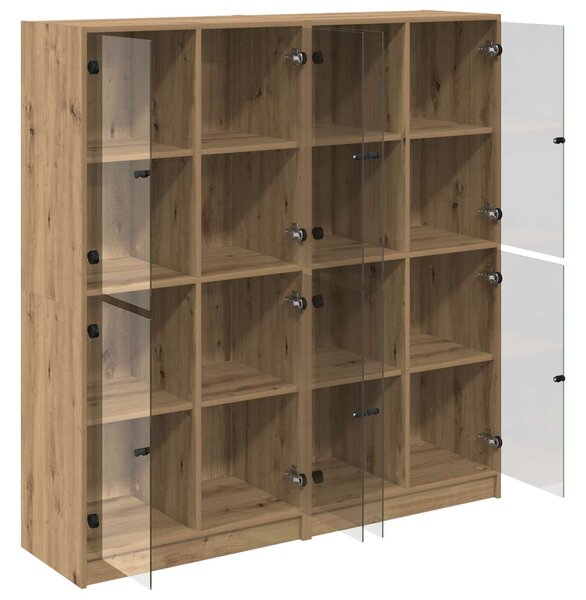 Vysoký bufet 2 ks Artisanový dub 68 x 37 x 142 cm 3402645