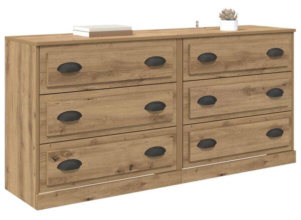 Konzole 2 ks Artisanový dub 70 x 35,5 x 67,5 cm 3402654