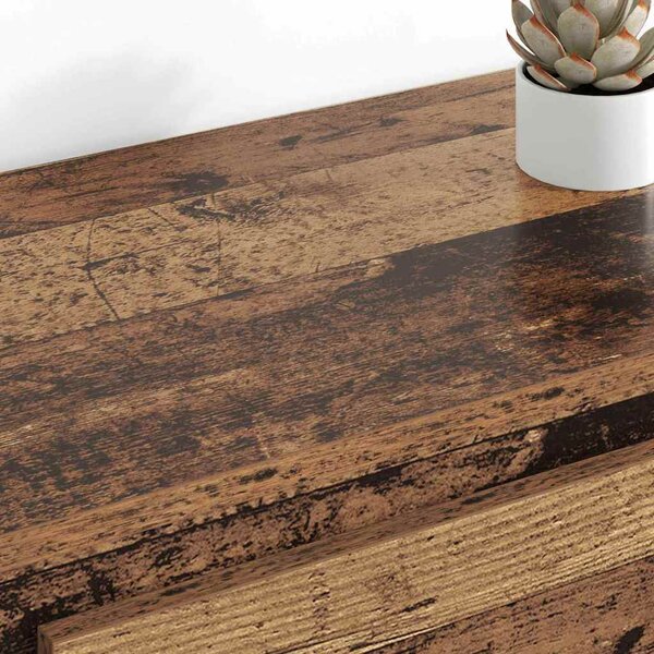 Konzole 2 ks Staré dřevo 70 x 35,5 x 67,5 cm Kompozitní dřevo 3402659