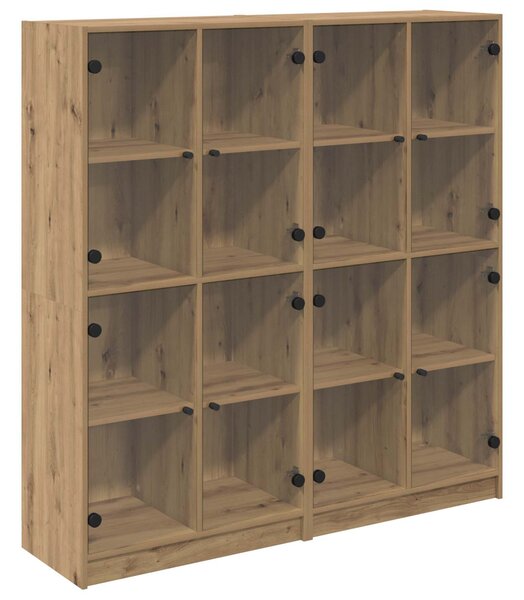 Vysoký bufet 2 ks Artisanový dub 68 x 37 x 142 cm 3402645