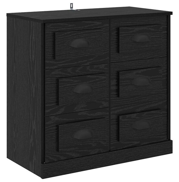 Konzole 2 ks Černý dub 70 x 35,5 x 67,5 cm Kompozitní dřevo 3402667