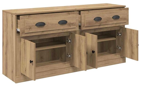 Konzole 2 ks Artisanový dub 70 x 35,5 x 67,5 cm 3402660