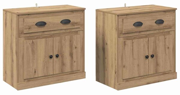 Konzole 2 ks Artisanový dub 70 x 35,5 x 67,5 cm 3402660