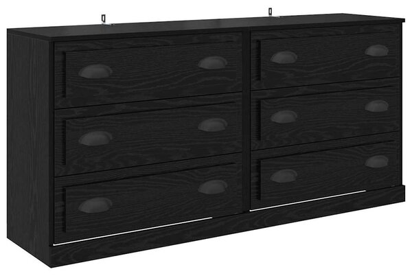 Konzole 2 ks Černý dub 70 x 35,5 x 67,5 cm Kompozitní dřevo 3402655