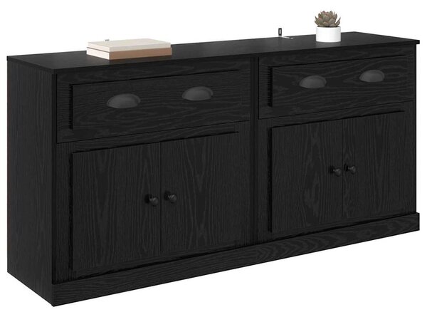 Konzole 2 ks Černý dub 70 x 35,5 x 67,5 cm Kompozitní dřevo 3402661