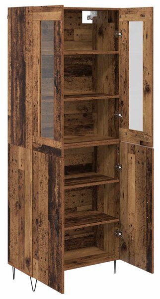 Vysoký bufet Staré dřevo 69,5 x 34 x 90 cm Kompozitní dřevo 3402692