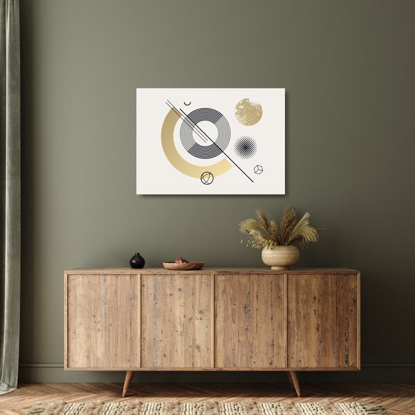 Skleněný obraz - Geometrické tvary N⁰2 (70x50 cm)