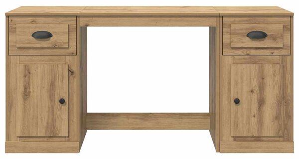 Stůl s kabinetem Artisanový dub Kompozitní dřevo 3402678