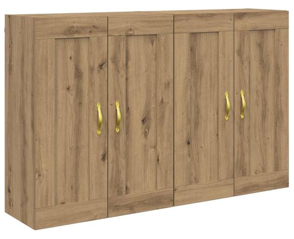 Nástěnná skříň 2 ks Artisanový dub 69,5 x 34 x 90 cm 3402690