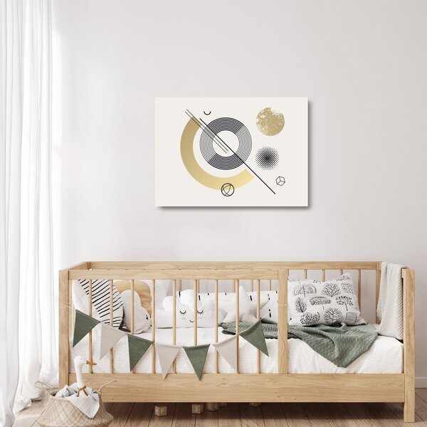 Skleněný obraz - Geometrické tvary N⁰2 (70x50 cm)