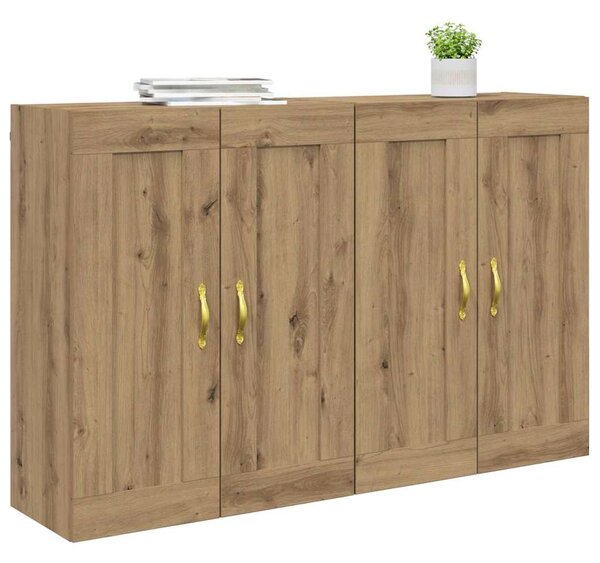 Nástěnná skříň 2 ks Artisanový dub 69,5 x 34 x 90 cm 3402690