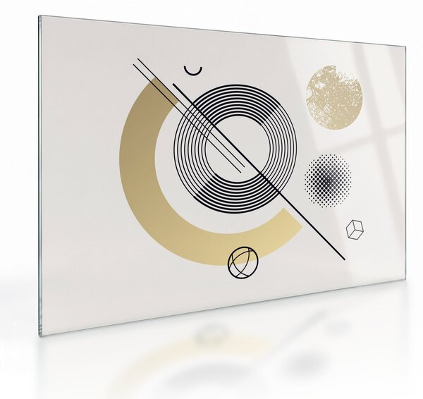 Skleněný obraz - Geometrické tvary N⁰2 (70x50 cm)