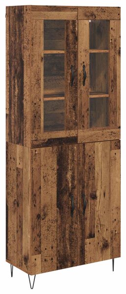 Vysoký bufet Staré dřevo 69,5 x 34 x 90 cm Kompozitní dřevo 3402692