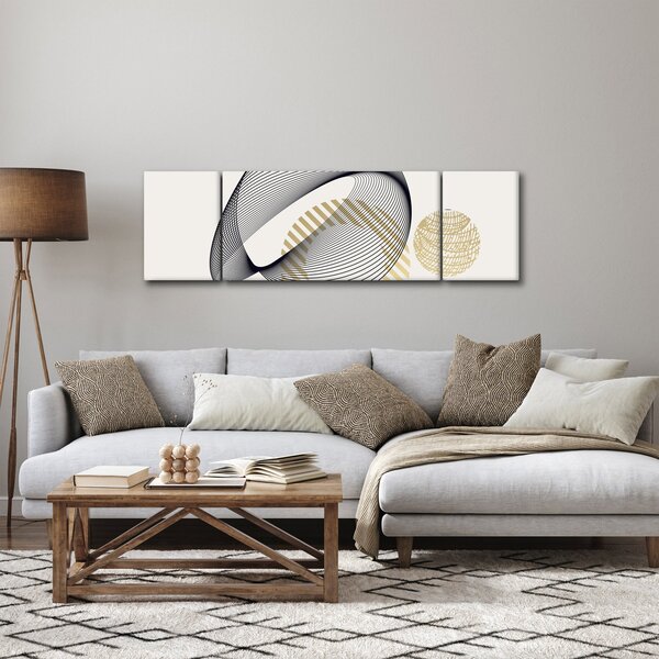Obraz - Geometrické tvary N⁰3 (170x50 cm)