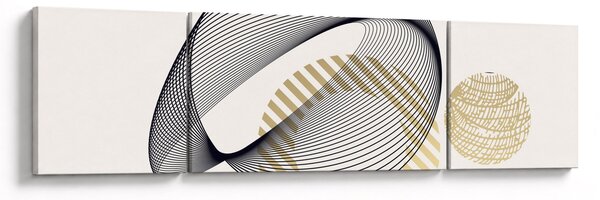 Obraz - Geometrické tvary N⁰3 (170x50 cm)