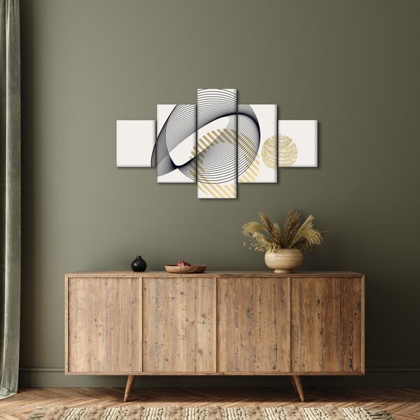 Obraz - Geometrické tvary N⁰3 (125x70 cm)