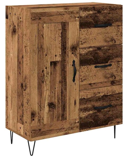 Vysoký bufet Staré dřevo 69,5 x 34 x 90 cm Kompozitní dřevo 3402694